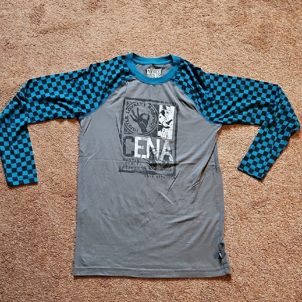 WWE John Cena Long Sleeve Shirt Boys XL